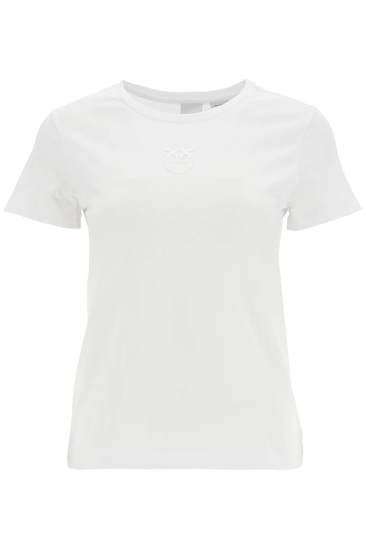 Pinko short-sleeved t-shirt with embroidery Topwear Pinko