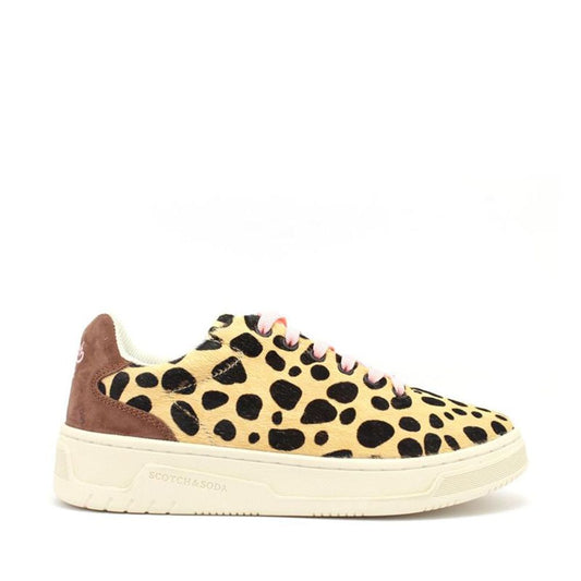 Scotch & Soda Multicolor Leather Low Top Sneakers