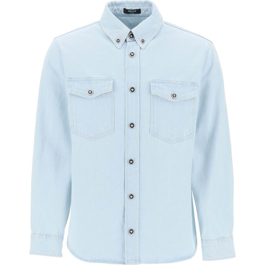 Versace "medusa denim shirt Shirts Versace