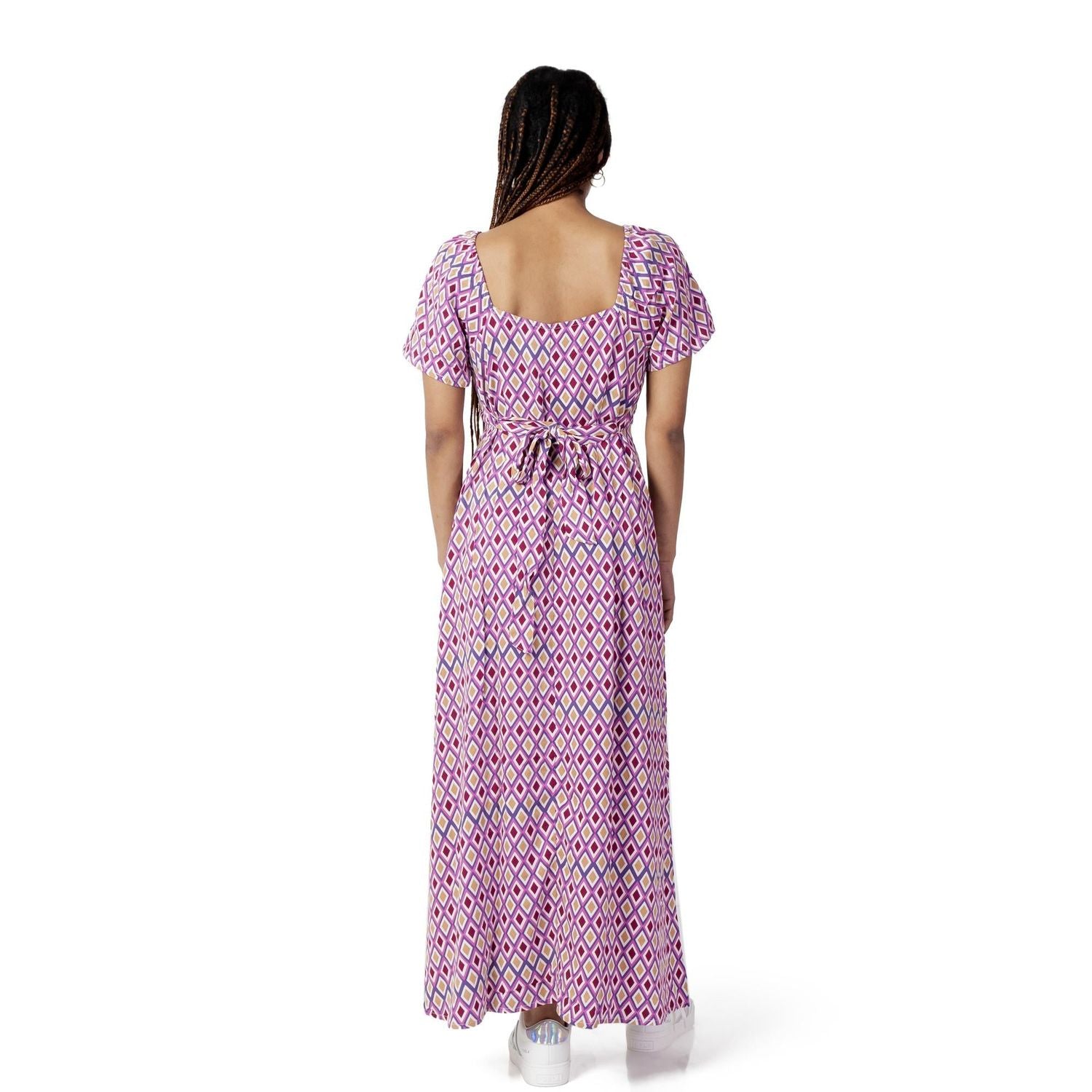 Only Purple Viscose Casual Dress