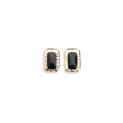 Self-Portrait Gold Brass Earrings