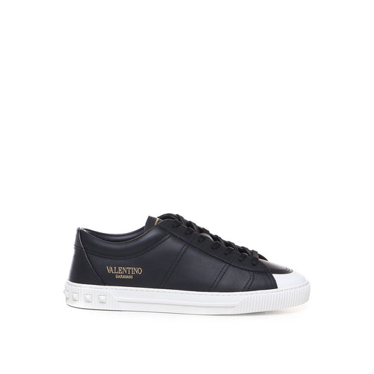 Valentino Garavani Black Calfskin Sneakers