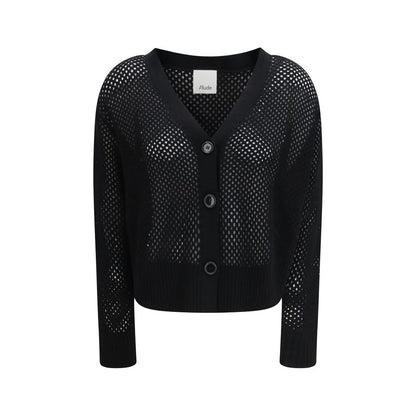 Allude Black Wool Cardigan