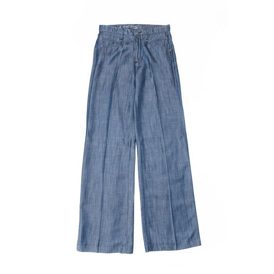 Gas Blue Glass Pants