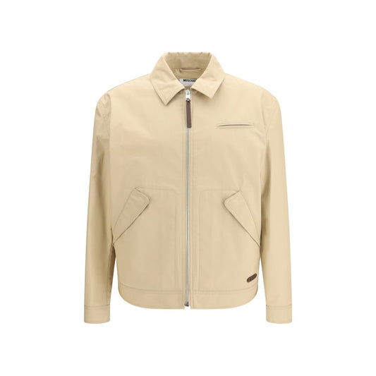Moschino Beige Cotton Full-Length Jacket