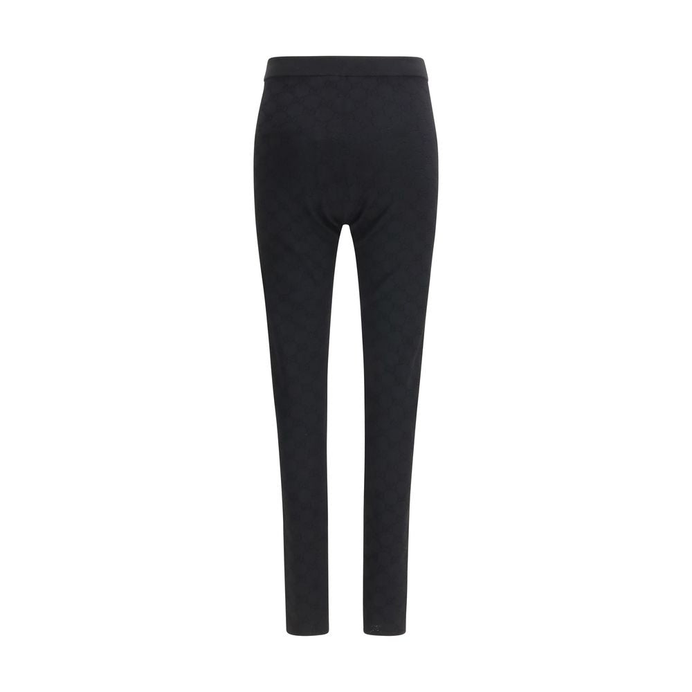 Gucci Black Viscose Leggings