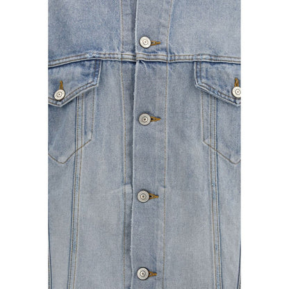 Balenciaga Blue Cotton Denim Jacket