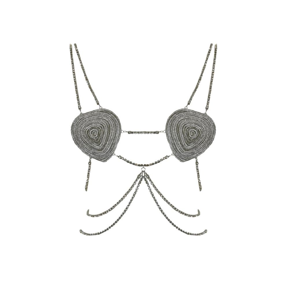 Patrizia Pepe White Copper Bra