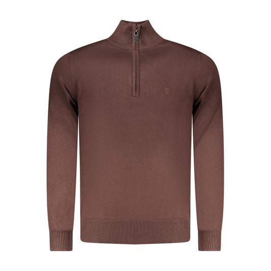 Coveri Moving Marrone Viscosa Mens Sweater