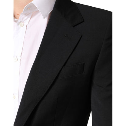 Dolce & Gabbana Black MARTINI Single Breasted Tuxedo Blazer