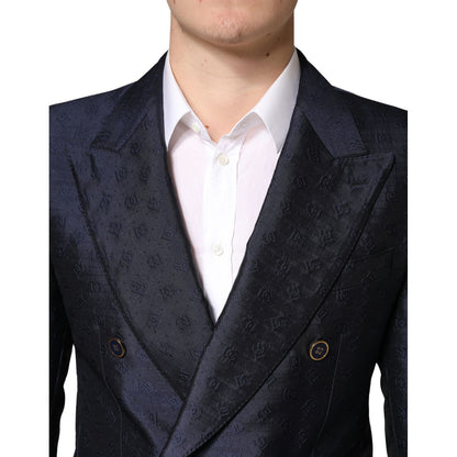 Dolce & Gabbana Dark Blue Double Breasted SICILIA 2 PC Suit