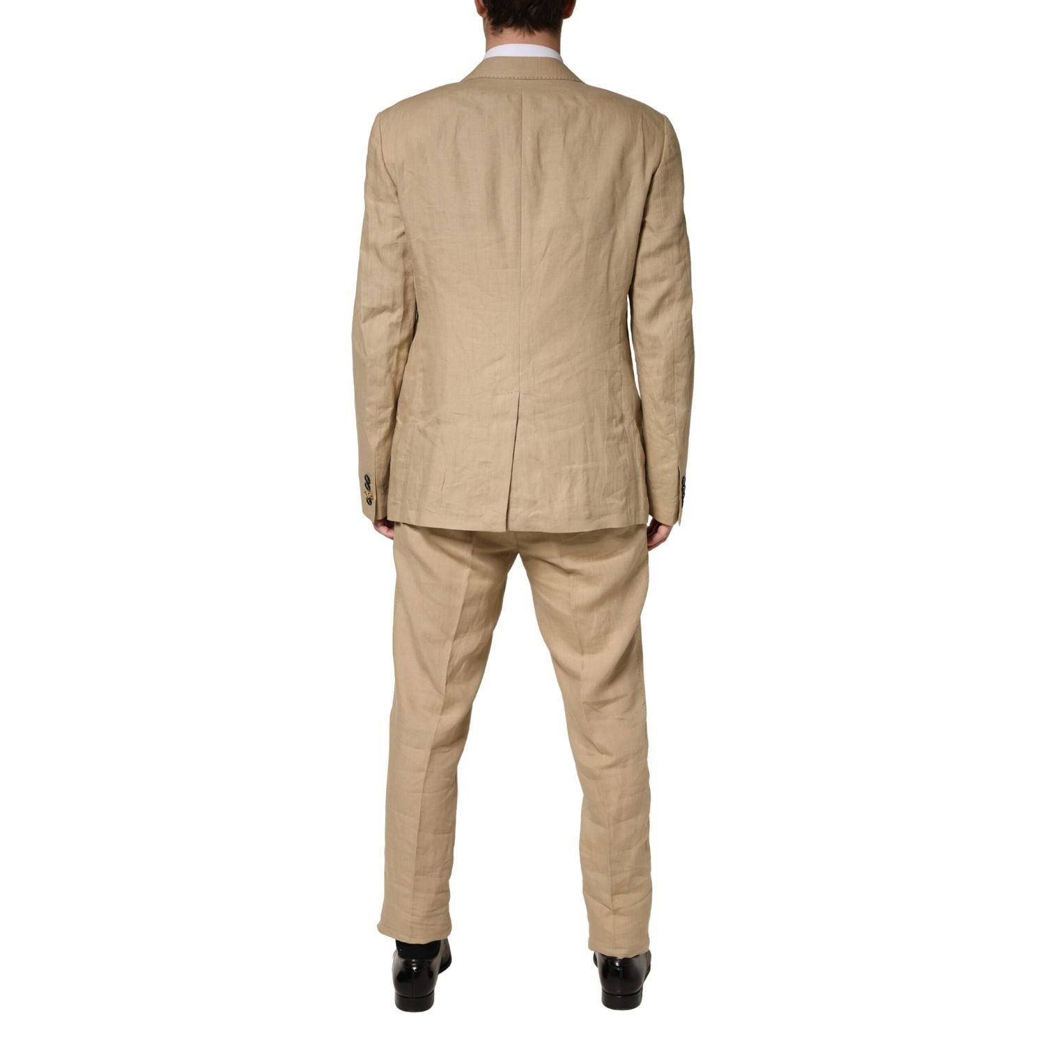 Dolce & Gabbana Beige TAORMINA Single Breasted Formal 2 Piece Suit