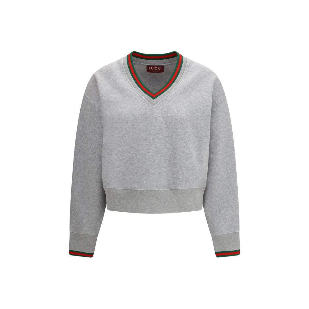 Gucci Gray Cotton Sweatshirt