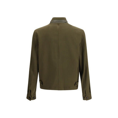 Tom Ford Bicolor Wool Full-Length Jacket