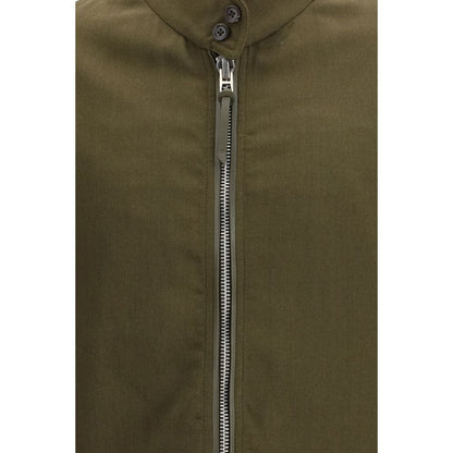 Tom Ford Bicolor Wool Full-Length Jacket