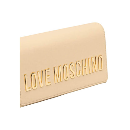 Love Moschino Beige Polyethylene Handbag