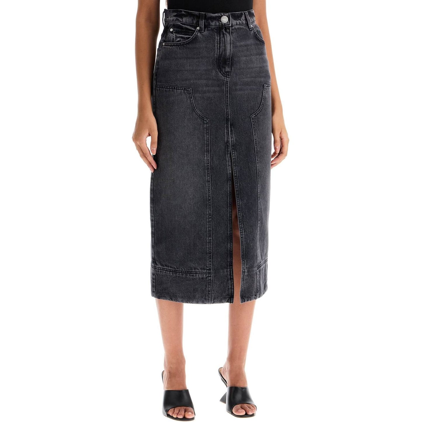 Pinko denim gregoriana sk Skirts Pinko