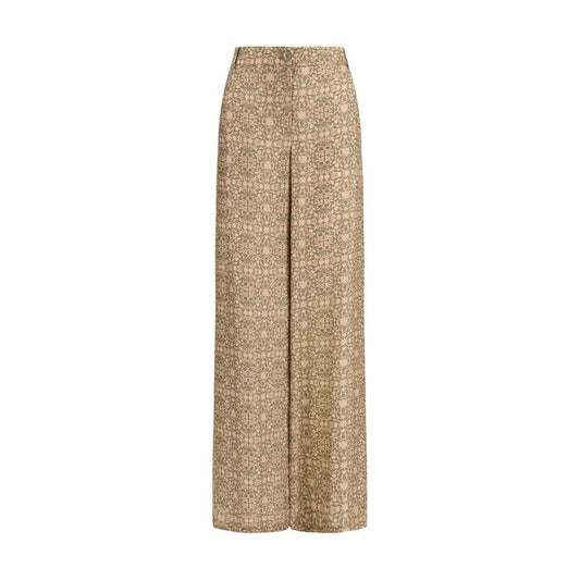 Kristina Ti Multicolor Viscose Casual Pants