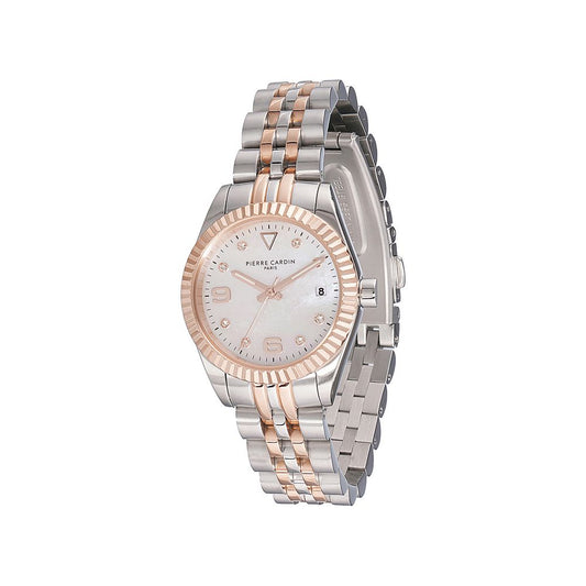 Pierre Cardin Gray Stainless Steel Dress Watch