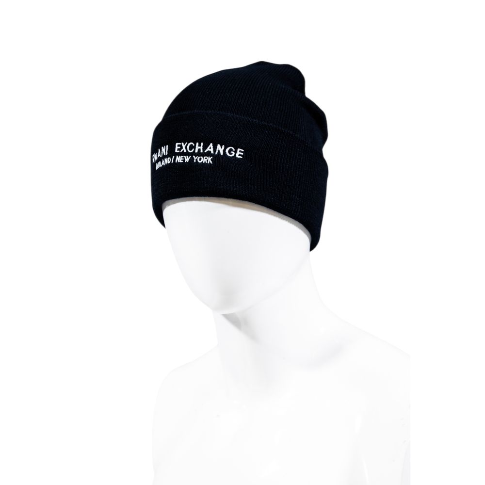 Armani Exchange Blue Polyester Cap (Baseball Hat)