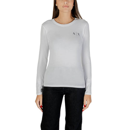 Armani Exchange White Cotton T-Shirt