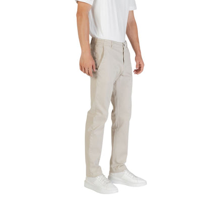Hugo Boss Beige Polyester Casual Pants