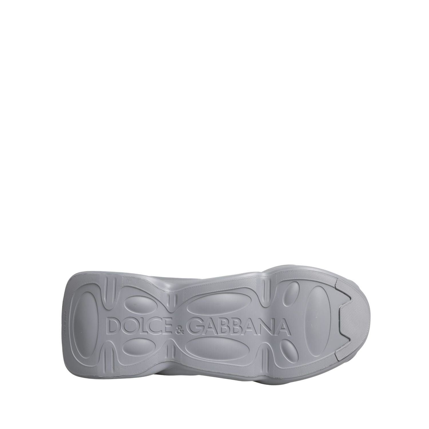 Dolce & Gabbana Gray Slip On Wave Low Top Sneakers
