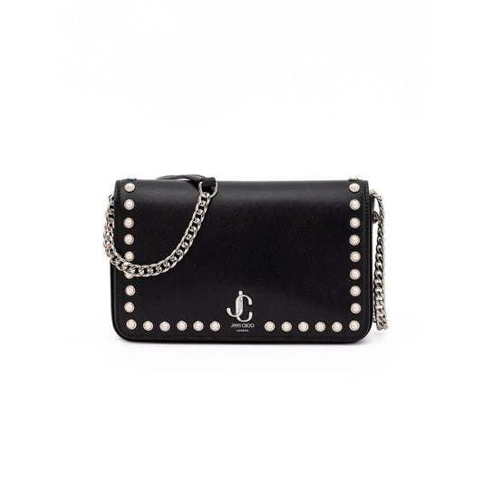 Jimmy Choo Black Leather Crossbody Bag