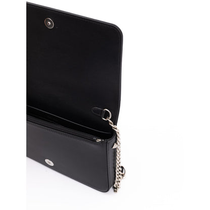 Jimmy Choo Black Leather Crossbody Bag
