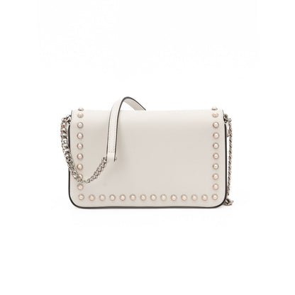 Jimmy Choo White Leather Crossbody Bag
