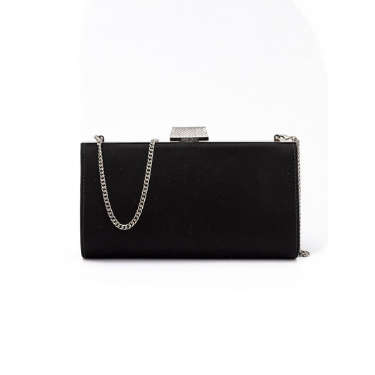 Jimmy Choo Black Satin Crossbody Bag