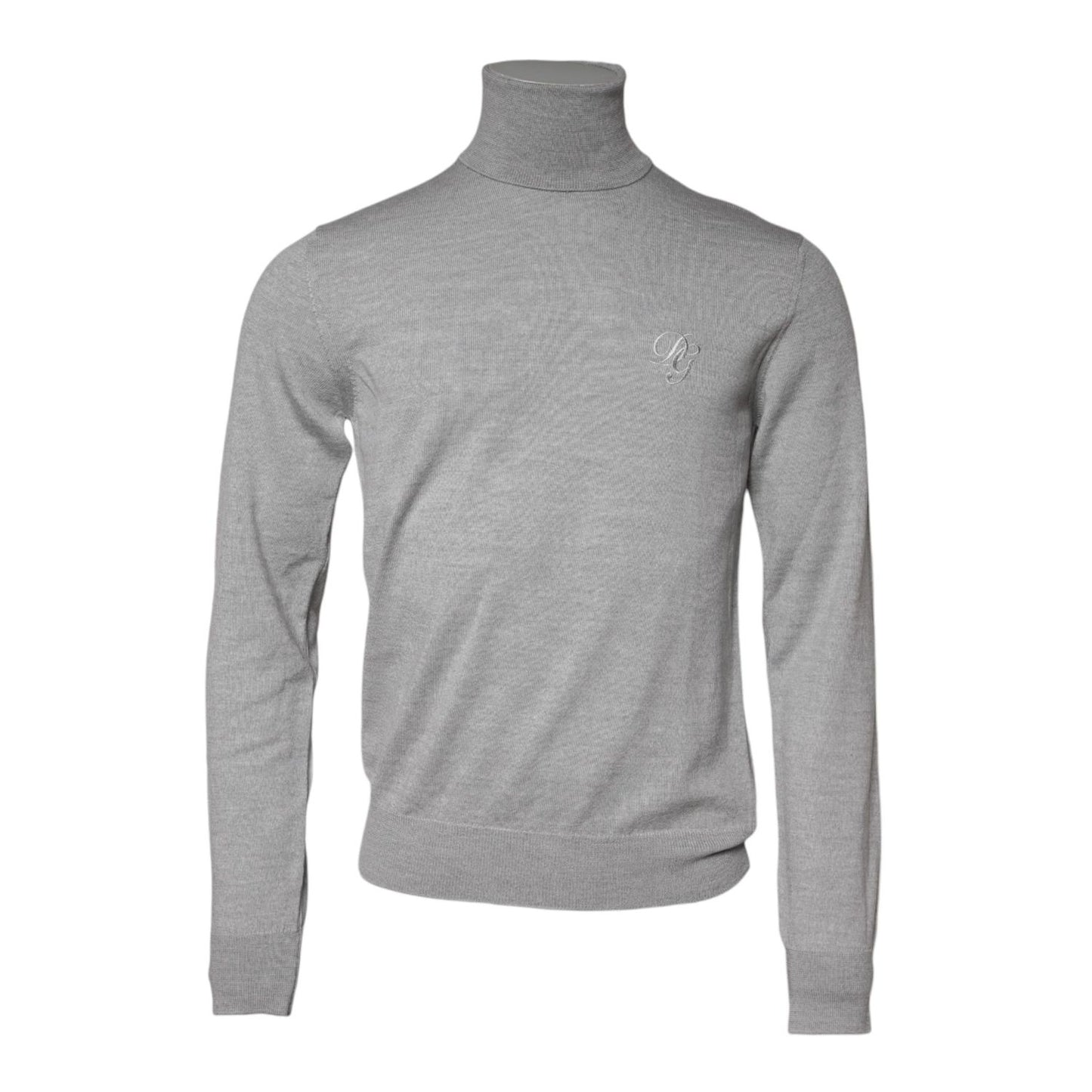 Dolce & Gabbana Gray LongSleeve Turtleneck Pullover Sweater