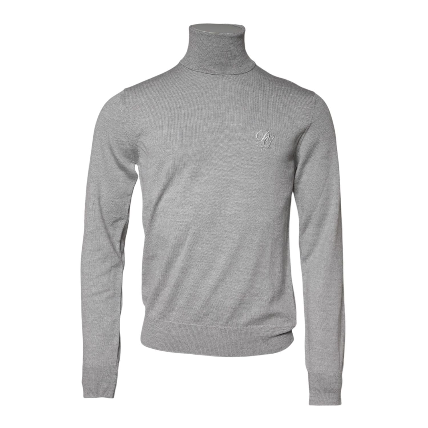 Dolce & Gabbana Gray LongSleeve Turtleneck Pullover Sweater