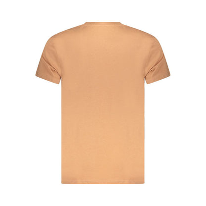 Iceberg Marrone Cotton Men T-Shirt