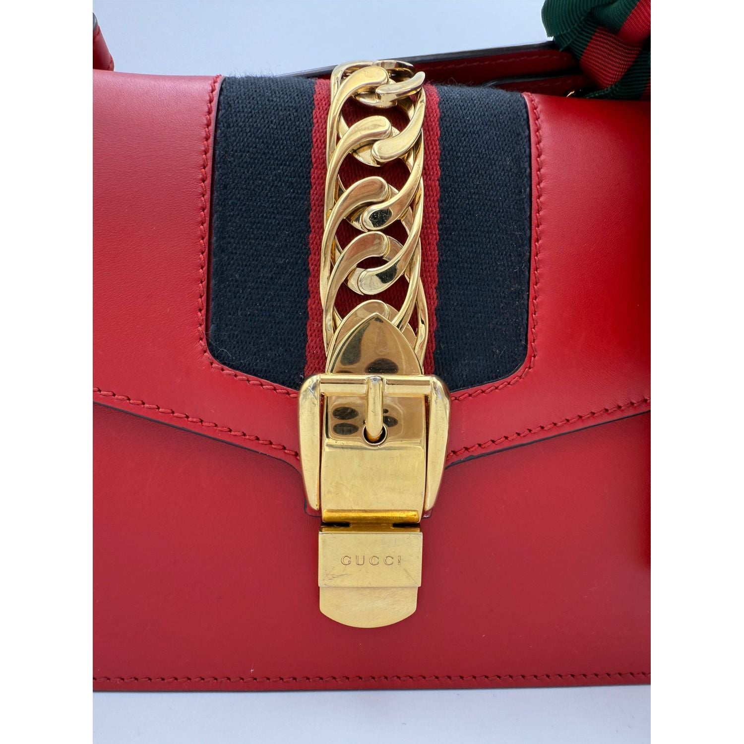 Gucci GUCCI SYLVIE Red Handbag