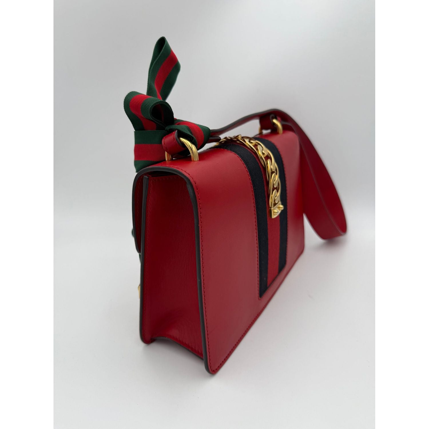Gucci GUCCI SYLVIE Red Handbag