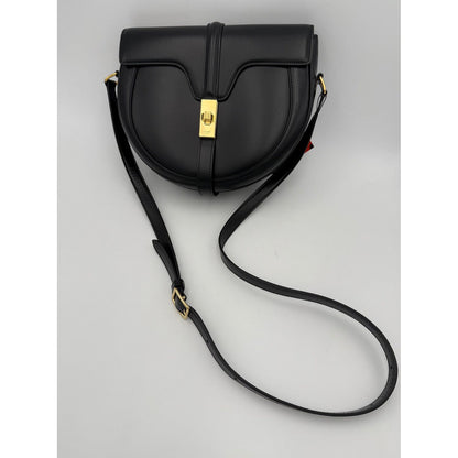 Celine CELINE Sac 16 Besace Black Large Bag