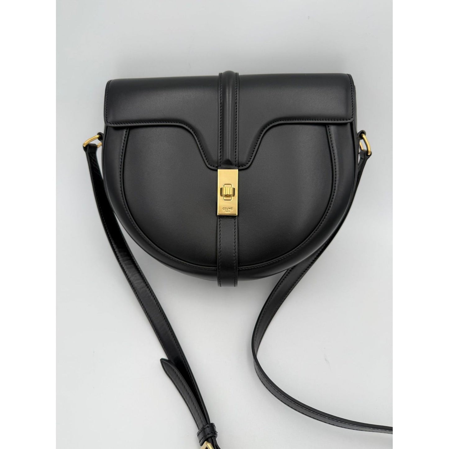Celine CELINE Sac 16 Besace Black Large Bag