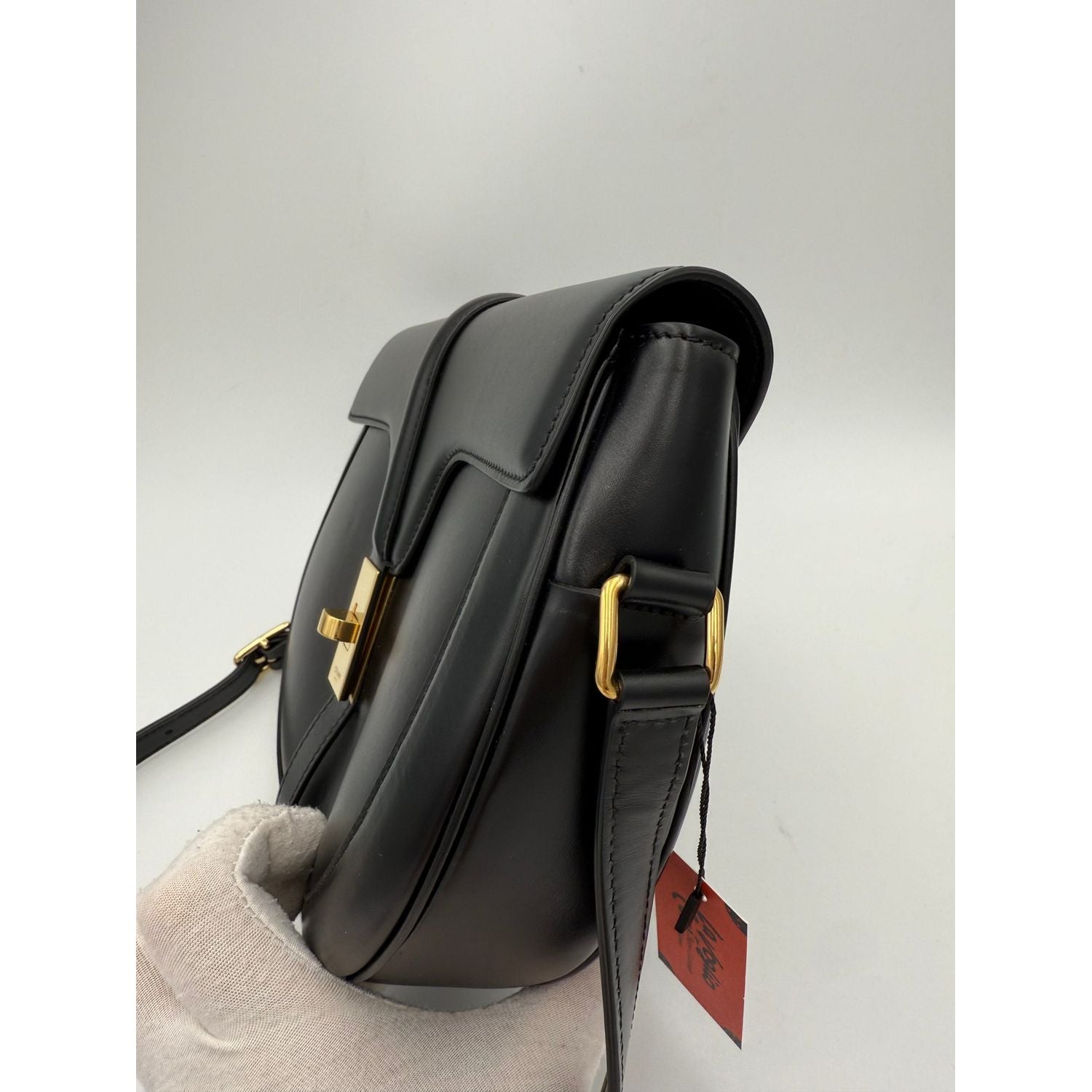 Celine CELINE Sac 16 Besace Black Large Bag