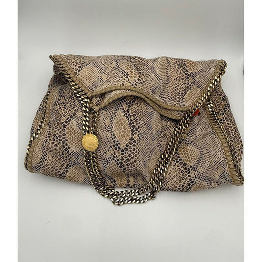 Stella McCartney STELLA MCCARTNEY Falabella Grande Vegan Reptile Skin Handbag