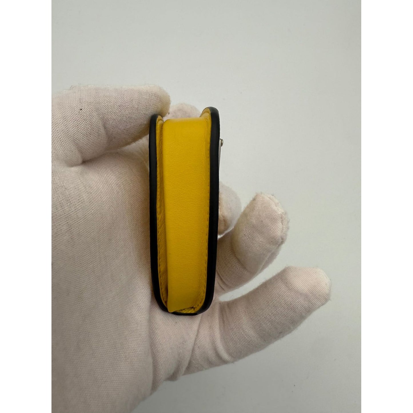 Prada PRADA Saffiano Yellow Coin Purse