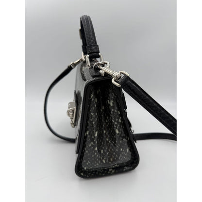 Dolce & Gabbana DOLCE & GABBANA Monica Python and Patent Handbag