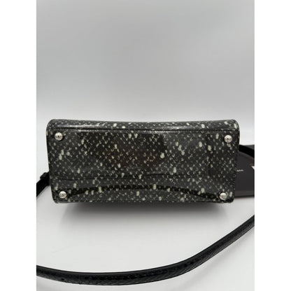 Dolce & Gabbana DOLCE & GABBANA Monica Python and Patent Handbag