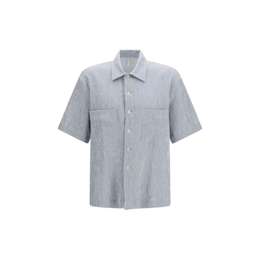 Sunflower Blue Cotton Shortsleeve Shirt 1728,72470364320,Blue,Clothing,L,M,Men,New with tags,Shirts - Clothing,Shortsleeve - Shirts - Clothing,Sunflower,XL