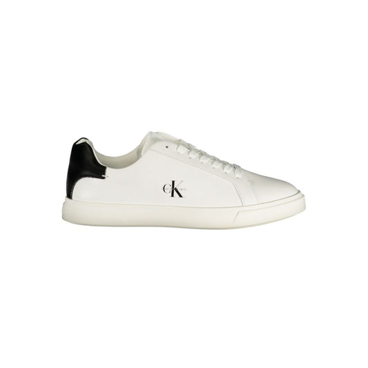 Calvin Klein White Polyester Athletic Sneakers 1728,67403481248,Athletic - Sneakers - Shoes,Calvin Klein,EU36/US6,EU37/US7,EU38/US8,EU39/US9,EU40/US10,EU41/US11,New with tags,Shoes,Sneakers - Shoes,White,Women