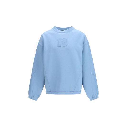 Dolce & Gabbana Blue Cotton Sweatshirt 1728,72470364320,Blue,Clothing,Dolce & Gabbana,L,Men,New with tags,S,Sweaters - Clothing,Sweatshirts - Sweaters - Clothing,XS
