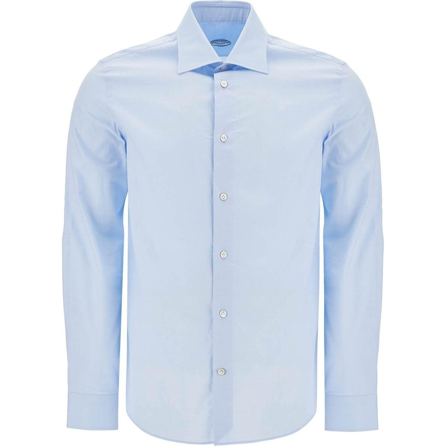 VINCENZO DI RUggIERO slim fit twill shirt for men Shirts VINCENZO DI RUggIERO