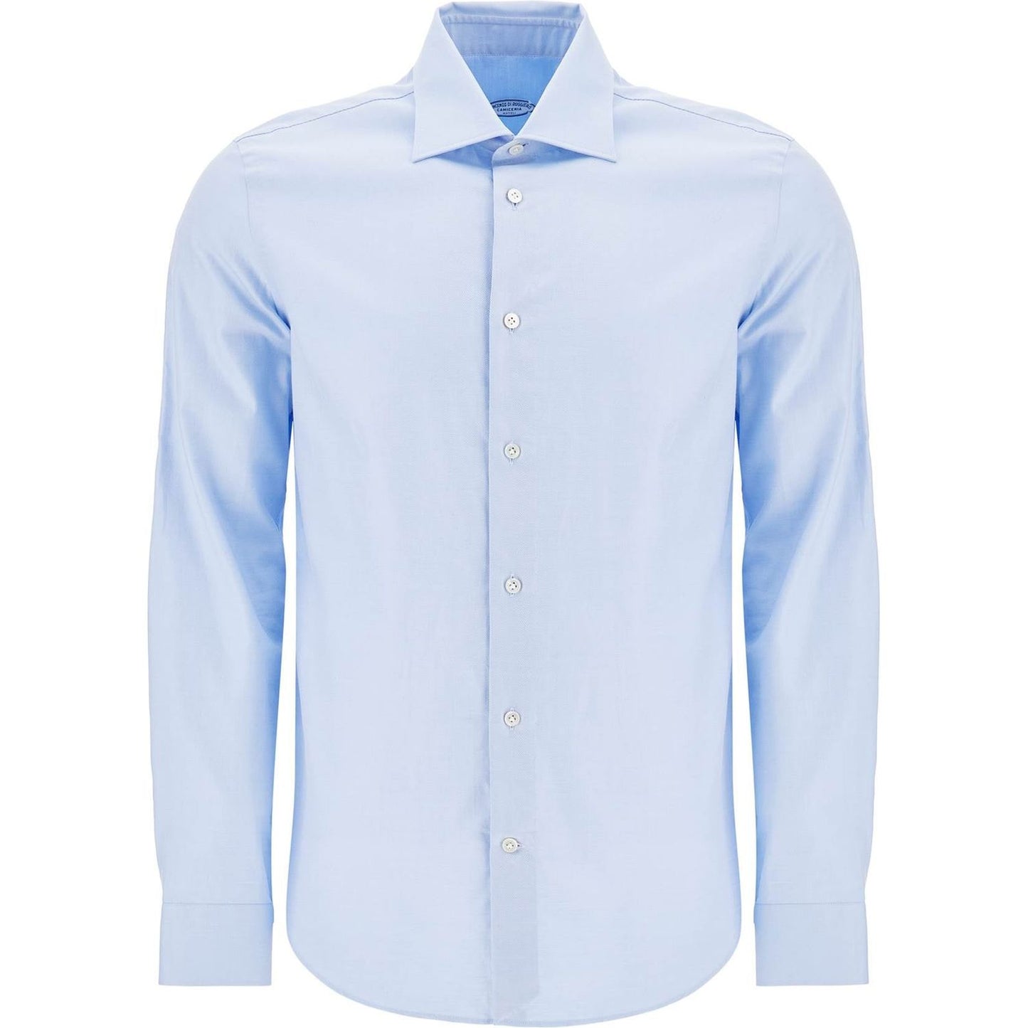 VINCENZO DI RUggIERO slim fit twill shirt for men Shirts VINCENZO DI RUggIERO