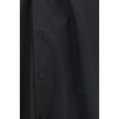 ALAINPAUL Black Cotton Shirt