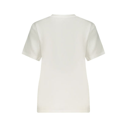 Converse White Cotton Womens T-Shirt